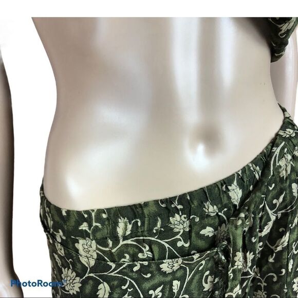 Jessica Sport vintage green sleeveless top and sarong skirt - Picture 6 of 9